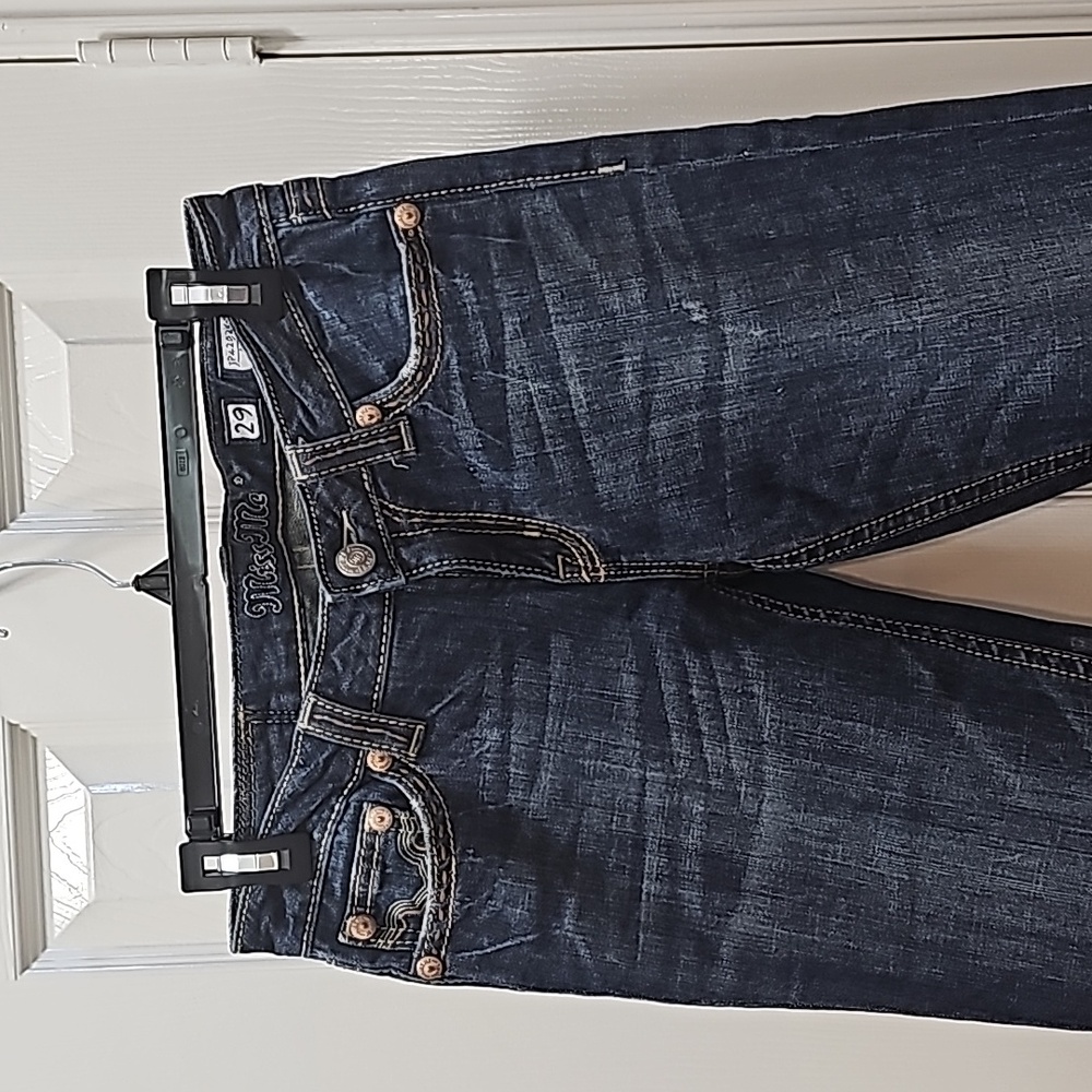 Miss Me cow print bootcut jeans size 29